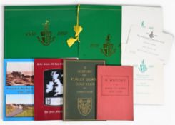 Golf History and Centenary paperback Books to include A History of the Royal Co. Down Golf Club 1958