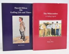 2x limited edition Golf Books to include The Whitcombes A Golfing Legend 1994 Peter Fry limited
