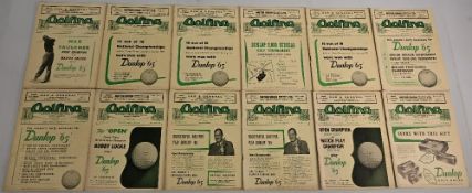 Golfing Magazine 1952 - A full year of the monthly magazine in generally good condition with some