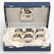 2012 Ryder Cup Medinah Country Club Official presentation set of 6 Napkin Rings, silverplated, all