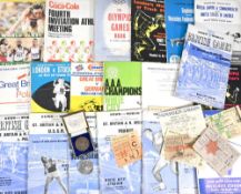 Athletic Collectables: programmes, tickets, medals, News of the World programmes, intentional