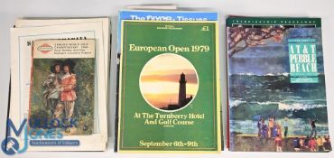 38x Golfing programmes and publications 1966-2016 to include 1966 Carling World Golf