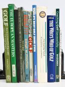 A selection of Golf Books to include How to Play Golf in the low 120's 1963 Stephen Baker, Heath