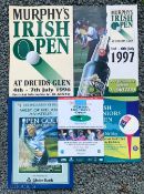 1994-1998 Irish Golf Posters: to include 1994 Women's Irish Holidays Opens (some staining), 1996