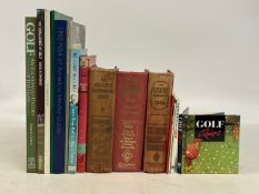 A selection of Golf Books to include Graham's Golf Club 1965 A.S Graham, Golfer's Handbook 1957,