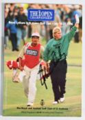 1996 The Open Golf Championship Multi Signed Programmes: with signatures of John Daly, Bernard