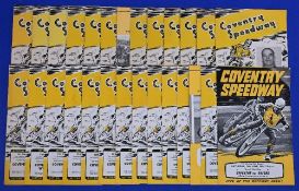 Coventry speedway programmes from the sixties to include 1960 x1 1961 x2 1962 x6 1963 x2 1964 x2