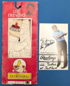 Lee Travino signature on personal Signature Card, plus an unused Lee Travino Glove