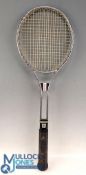 Wilson T4000 Metal Tennis Racket, having sensor dome c1976-82, in good clean condition