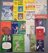 Mixed Sports Collectable Programmes: MCC 1964 fixture list, 1964 Rothman Almanack, 1961 Cricketers