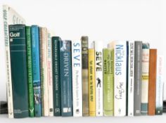 A selection of Golf Books, with one Cricket Book to include The Bainy Way to Better Golf 1961 Doug