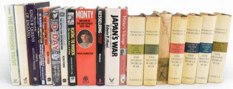 A large collection of Military and History books and publications to include Winston S Churchill The