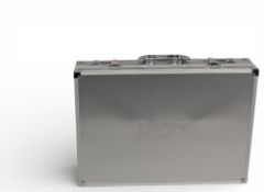 Sort after Corgi James Bond 007 limited chrome Car Briefcase set Bondex1 with original packaging,