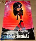 Incredibles Film Poster 2004 - Brad Bird, Holly Hunter, Samuel L Jackson - on vinyl, poster 66 x