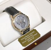 Baume & Mercier Geneve limited edition Gold Watch ‘William Baume Collection' number 26/40 - a