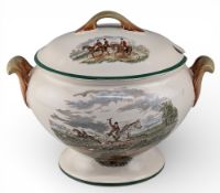 Spode large Herring Hunt Tureen, in good condition