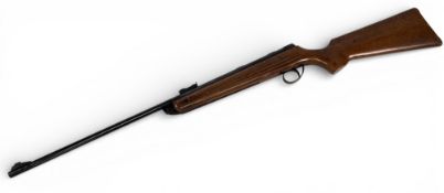 Vintage BSA Meteor .22 break barrel air rifle, with grooved stock, in good clean condition, strong