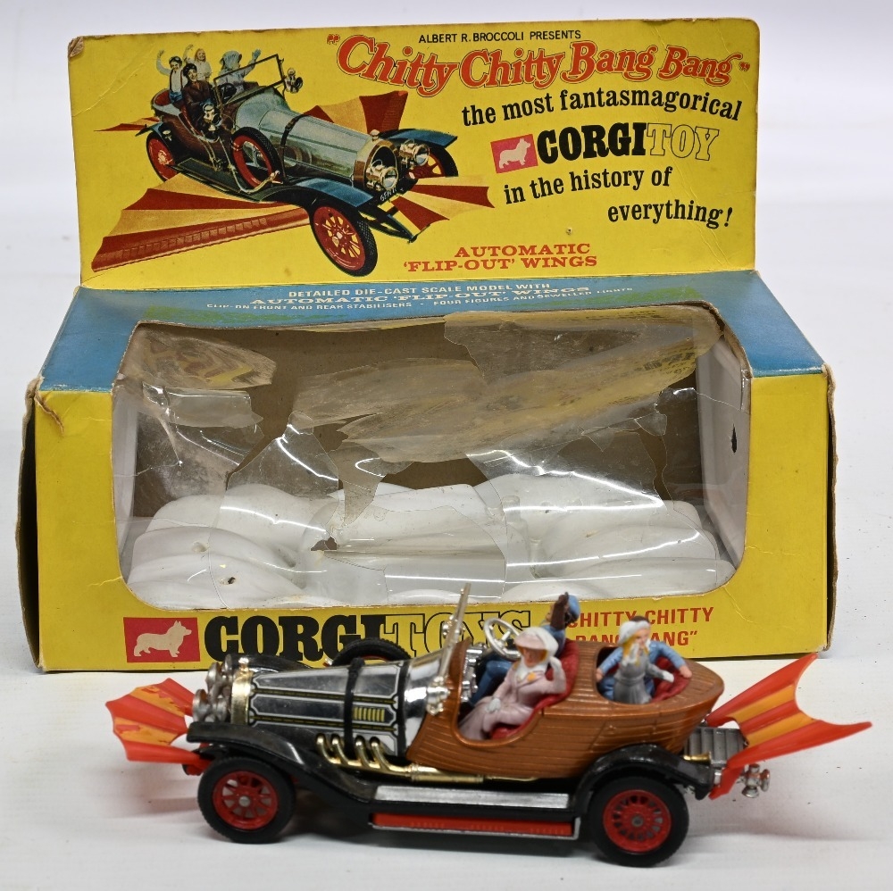 Original 266 Corgi Chitty Chitty Bang Bang Car, complete in good condition, comes with original