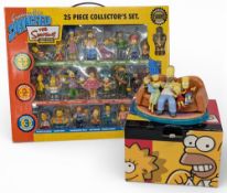 The Simpsons 25 Piece Collectors Set Figurines: to include a Golden Hommer, plus Coalport Characters