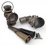 Antique and vintage Automobile Car Parts: to include King of the Road Lucas No.723, an early Powel &