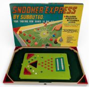 Scarce vintage boxed Snooker Express Game by Subbuteo, in good, clean condition, looking complete (
