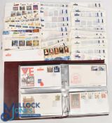 British Postal History: quantity of First Day Covers from 1980s-2000s in one large album, together