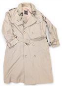 Christian Dior Monsieur Trench Coat Mac, large #44” chest in used condition with belt