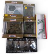 4x Resin Conflix Military Diorama Accessories: a set of 4 WW II history 1:35 metal figures and