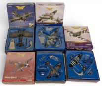 4x boxed Corgi - The Aviation Archive WWII 1:72 AA31906 Supermarine Spitfire (wear to box),