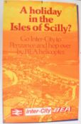 3x c1980s original British Rail Posters to include ‘A Holiday in the Isles of Scilly’, ‘London on