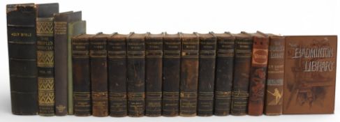 Vintage Books to include a Holy Bible 1858, The People’s Physician Vol. 3 c1939, Reference Book of