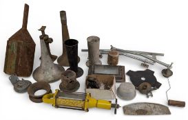 Vintage Automobile Parts: to include Carburol upper lubrication dispenser, car horn parts, bus