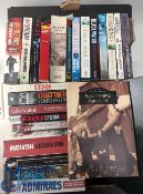 2x Cartons of Military themed books: novels and non-fiction books covering all sorts of military