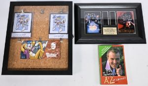 Star Wars signed Film Cell Display by David Prowse Darth Vader, limited edition 497/1000, together