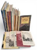 A selection of Railway themed hardcover and paperback books and publications to include Track on