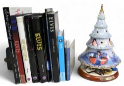 Elvis Presley: Collection to consist of Elvis Blue Christmas Illuminated Tree, together with a