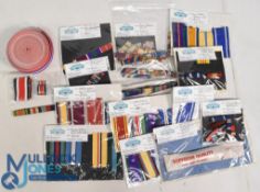 Military Medal Ribbon to include roll of original War medal ribbon and other ribbons, together