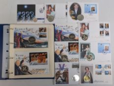 Turks & Caicos Islands Commemorative Stamp Coins Covers, plus sheets 15c 1992 500th anniversary