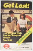 2x original London based British Rail Posters to include London Underground ‘Get Lost’ and a