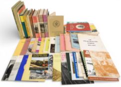 A selection of Railway themed hardcover and paperback books and publications to include The