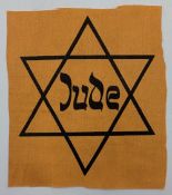 WWII The Holocaust Occupation of the Channel Isles, a scarce star of David badge which the Nazis
