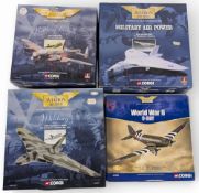 4x Boxed Corgi - The Aviation Archive WWII & Military 1:144 47301 Avro Lancaster, AA31201 Avro
