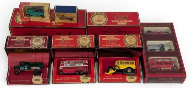 Matchbox Models of Yesteryear Set: two early boxes of Y14 variants, gift set special editions 1923