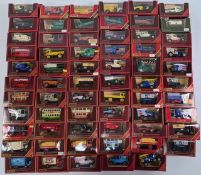60x Diecast Truck Lorry Matchbox Models of Yesteryear, a mixed collection all boxed and in good