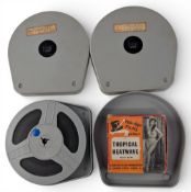 Vintage Erotica 8mm Films b&w, to include Top Hat Films - Tropical Heat Wave, and 3, I Spy
