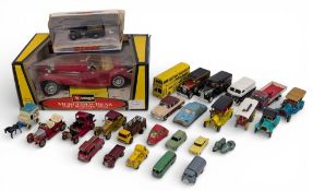 Diecast Toy Car Collection: to include a boxed Burago Mercedes Benz 500 K Roadster, a Matchbox