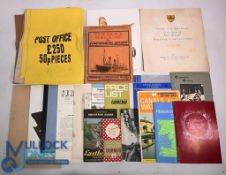 Quantity of various ephemera to include linen money bags, maps, town guides, Erroll Garner