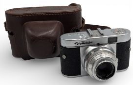 A Voigtländer Vito B Camera shutter working, body G-VG, with 50mm f/3.5 lens, elements G-VG, in