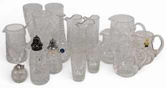 Royal Doulton Webb Corbet Glass Crystal Collection, plus Abbey collection cut glass and other