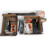 Hornby OO Gauge Quick Fit Buildings Bridges, gauge master controller model DS, Peco straight